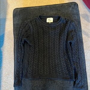 Cotton On Black Crew Neck Sweater with Classic Knit Design